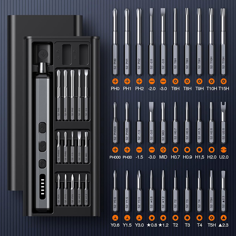Electric Screwdriver Rechargeable Usb - Conjunto de chave de fenda elétrica