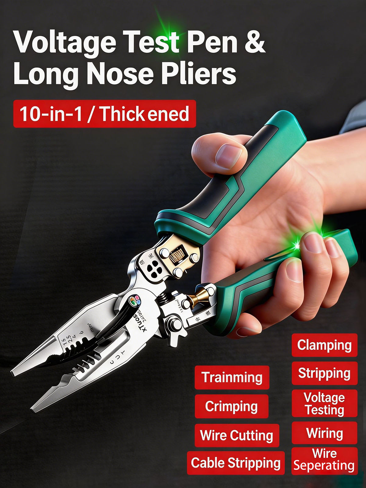 Alicate Multifuncional 10 em 1 - Automatic Wire Stripper Cutter avaliação e preço