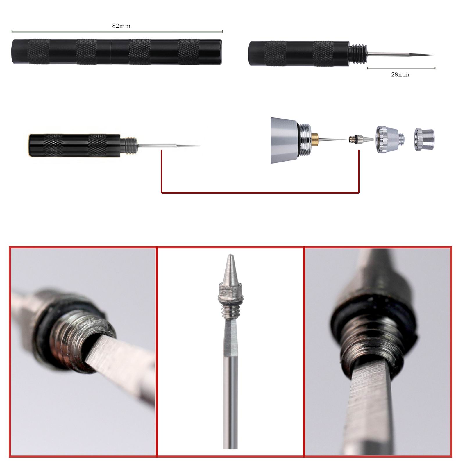 SAGUD Kit de Limpeza para Aeró - Airbrush Kit With Mini Compressor avaliação e preço